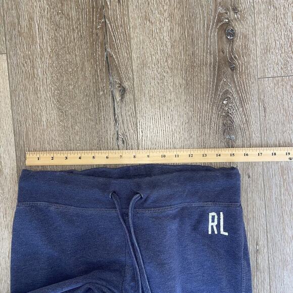 Polo Jeans Co Ralph Lauren Vtg Sweat Pants Men M Wide Leg Blue Logo Y2K Street - Picture 9 of 10